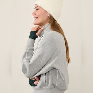 Athleta Forever Fleece 1/2 Zip Sweatshirt XL